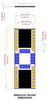 LCC-28 Breakout Board (9.5 x 9.5 mm, 1.27 mm)