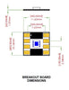 DFN-8 Breakout Board (3 x 3 mm, 0.65 mm)