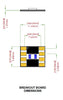 SON-8 Breakout Board (3 x 2 mm, 0.5 mm)