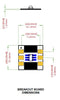 SOT23-6 Breakout Board (SOT Body, 0.95mm) - 3 PACK