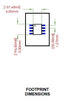 QFN-16 Breakout Board (3 x 3 mm, 0.5 mm)