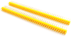 40-PIN Straight Dual Male Header - Yellow (2 pack)