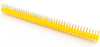 40-PIN Straight Dual Male Header - Yellow (2 pack)